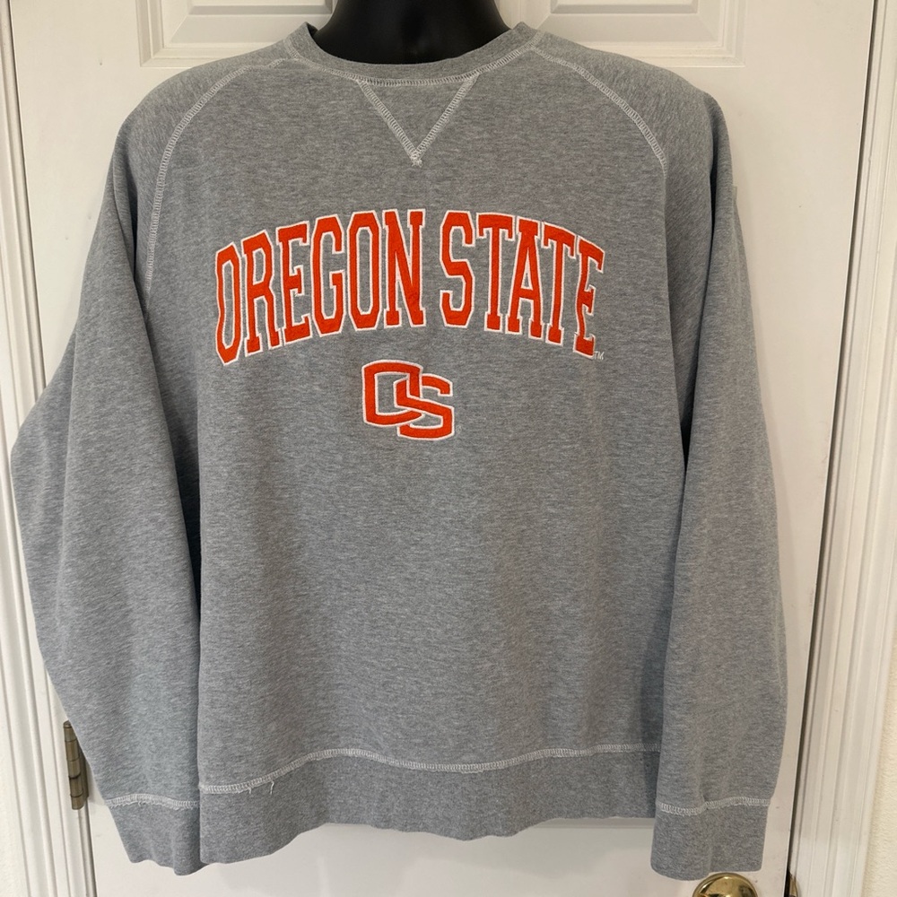 Oregon State Gray Crew Neck Sweater
